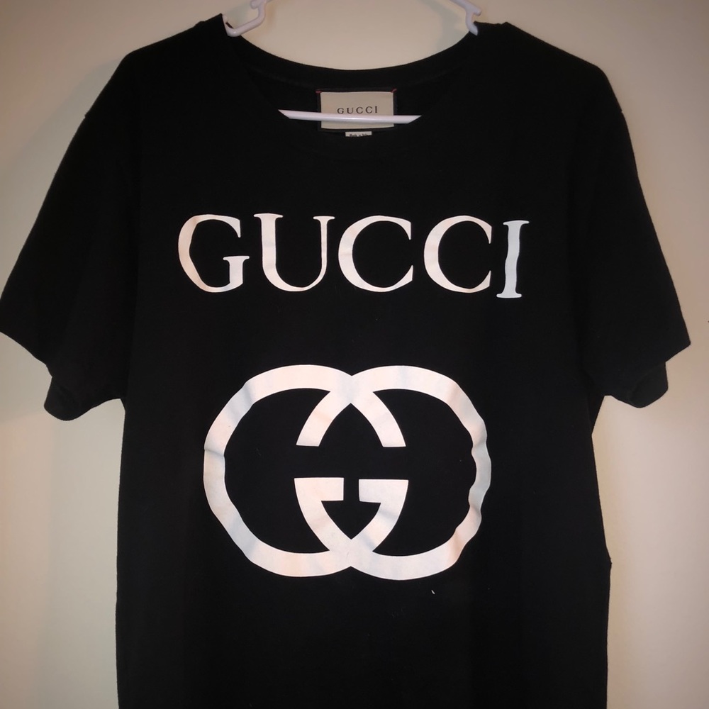 Authentic Gucci double G t-shirt